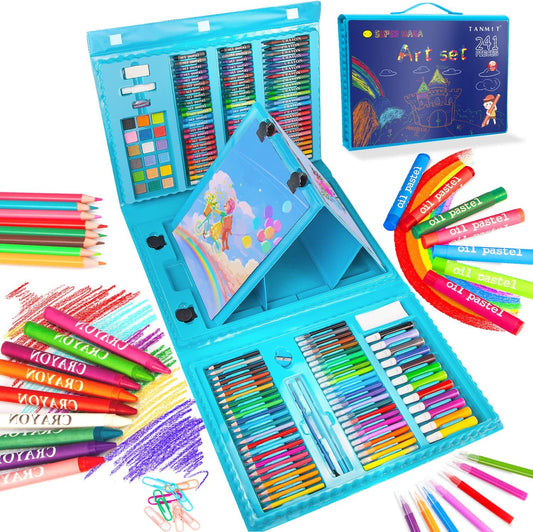 Kit de coloriage 208 pièces bleu - Boutique Gi&Co